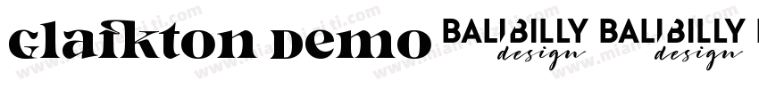 Glafton dEMO字体转换